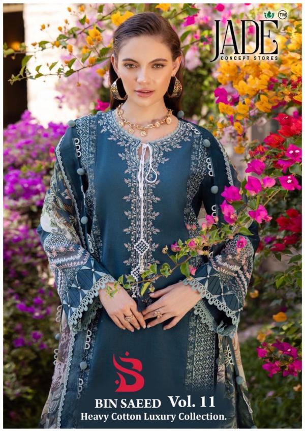 Jade Binsaeed Vol-11 – Karachi Dress Material